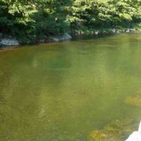 Au dessus de la passerelle